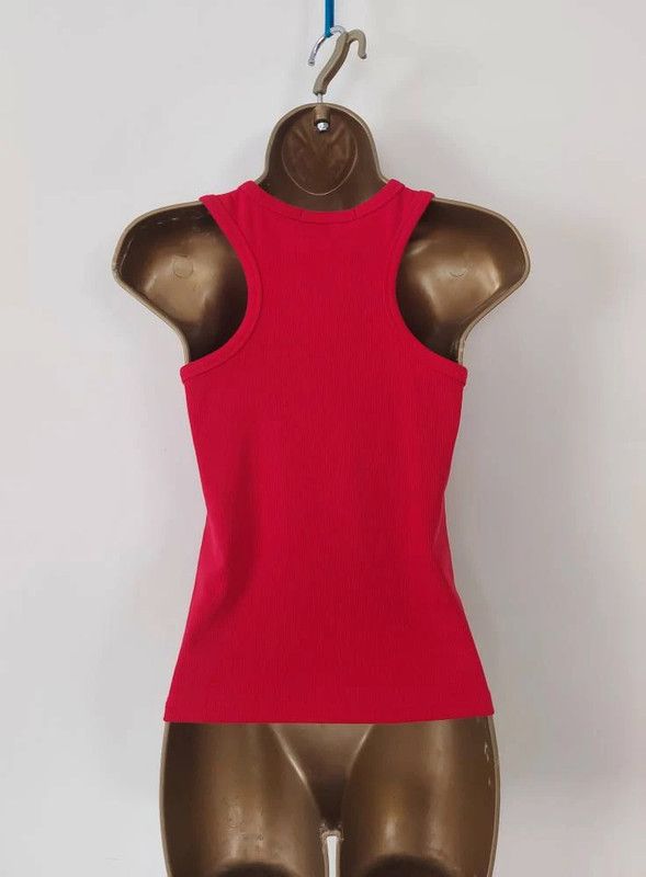 Vintage Vintage red top M Size M / US 6-8 / IT 42-44 - 3 Thumbnail