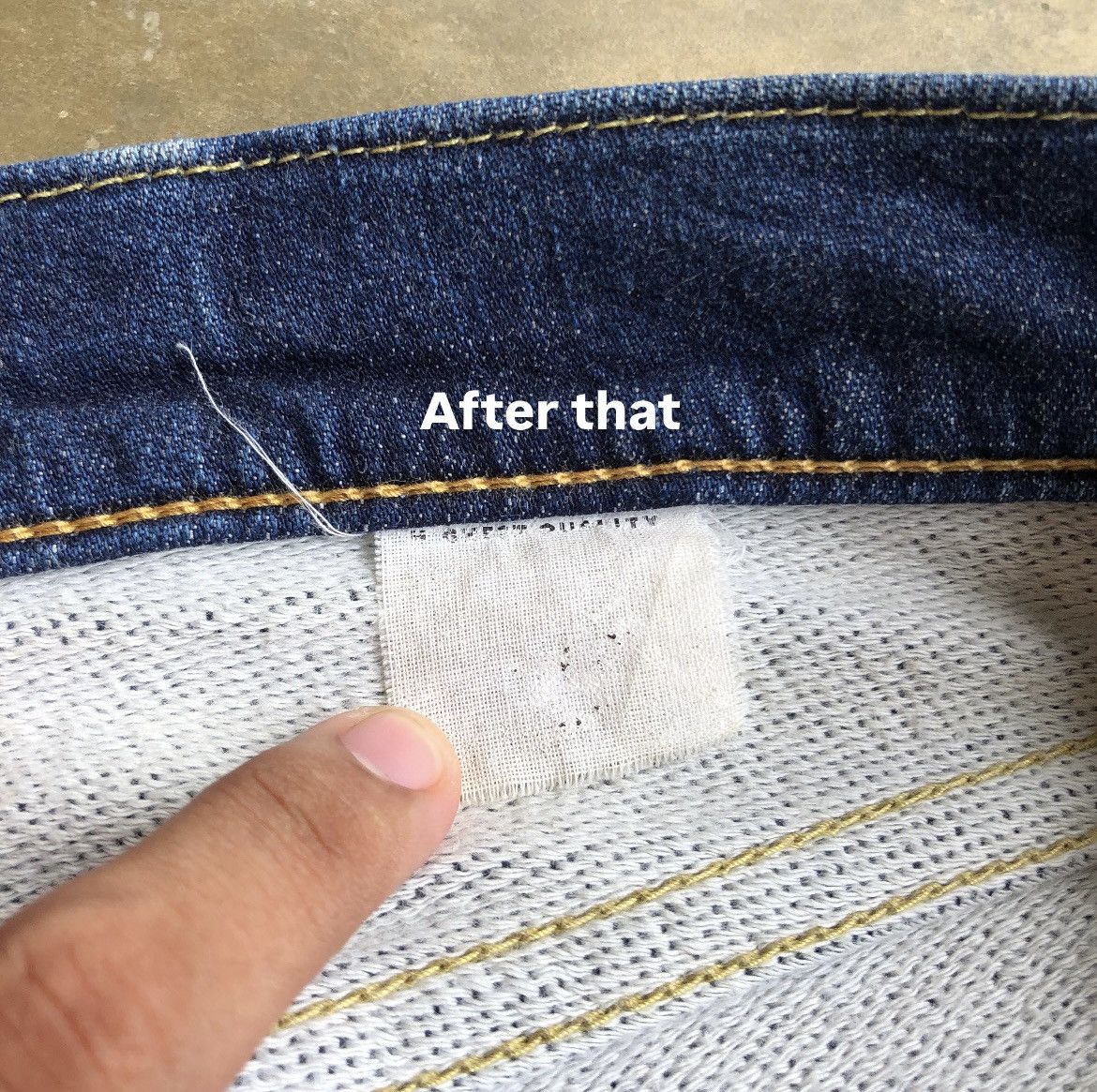 Sugar Cane Vintage Sugar Cane W32 Light Distressed Denim Jeans Pants Size US 31 - 23 Thumbnail