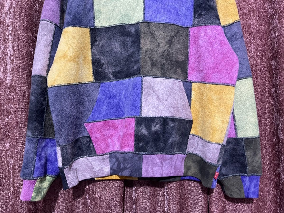 Supreme Supreme SS19 Patchwork Tie Dye Hooded Sweatshirt Medium Size US M / EU 48-50 / 2 - 13 Thumbnail