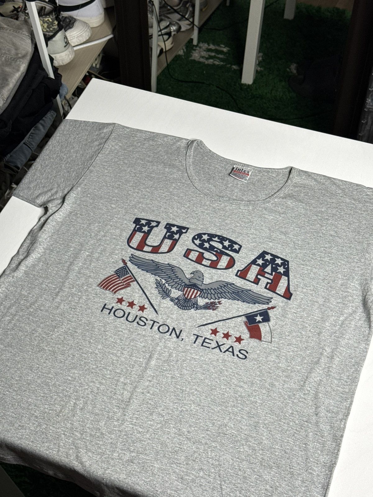 Vintage VINTAGE 1990's USA Houston Tee “Grey” [ XL ] Very Clean Size US XL / EU 56 / 4 - 1 Thumbnail