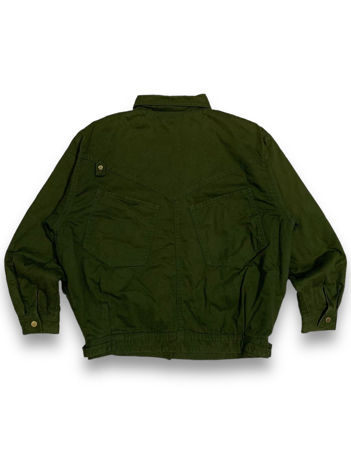 Bally Vintage Bally Canvas Tactical Air Force Army Bomber Jacket Size US M / EU 48-50 / 2 - 3 Thumbnail