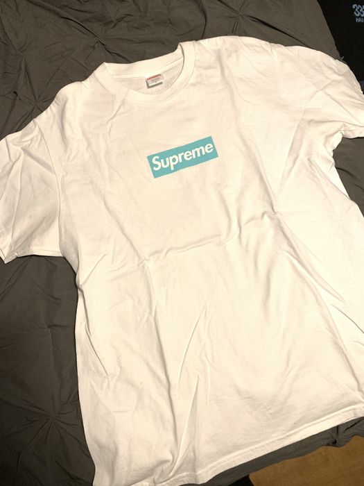 Supreme Supreme Tiffany Box Logo Tee FW21 | Grailed