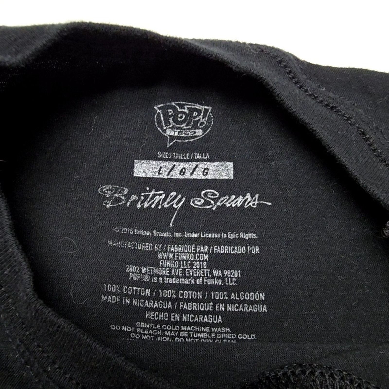 Other Britney Spears Shirt Baby One More Time Black Pop Funko L Size L / US 10 / IT 46 - 4 Thumbnail