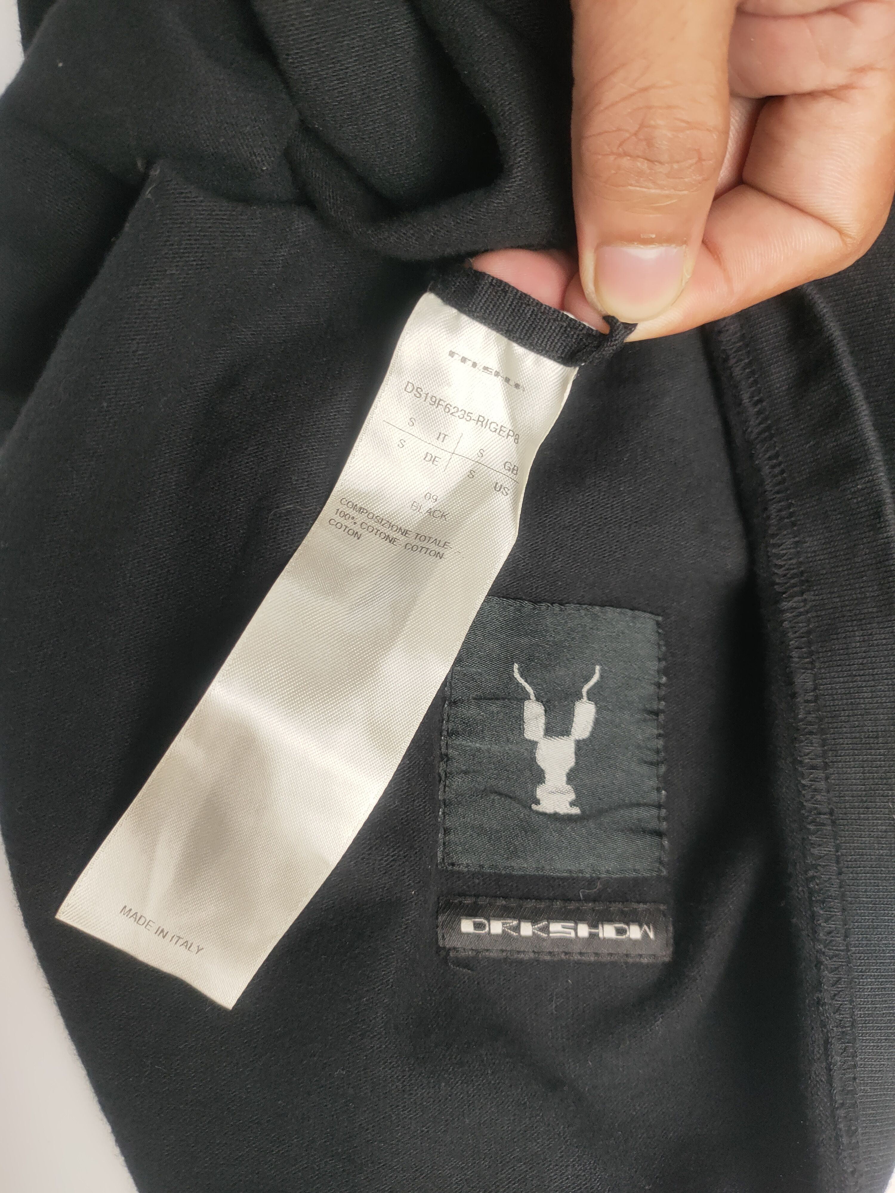 Rick Owens Drkshdw Rick Owens DRKSHDW Graphic Hoodie Tee Size US S / EU 44-46 / 1 - 13 Thumbnail