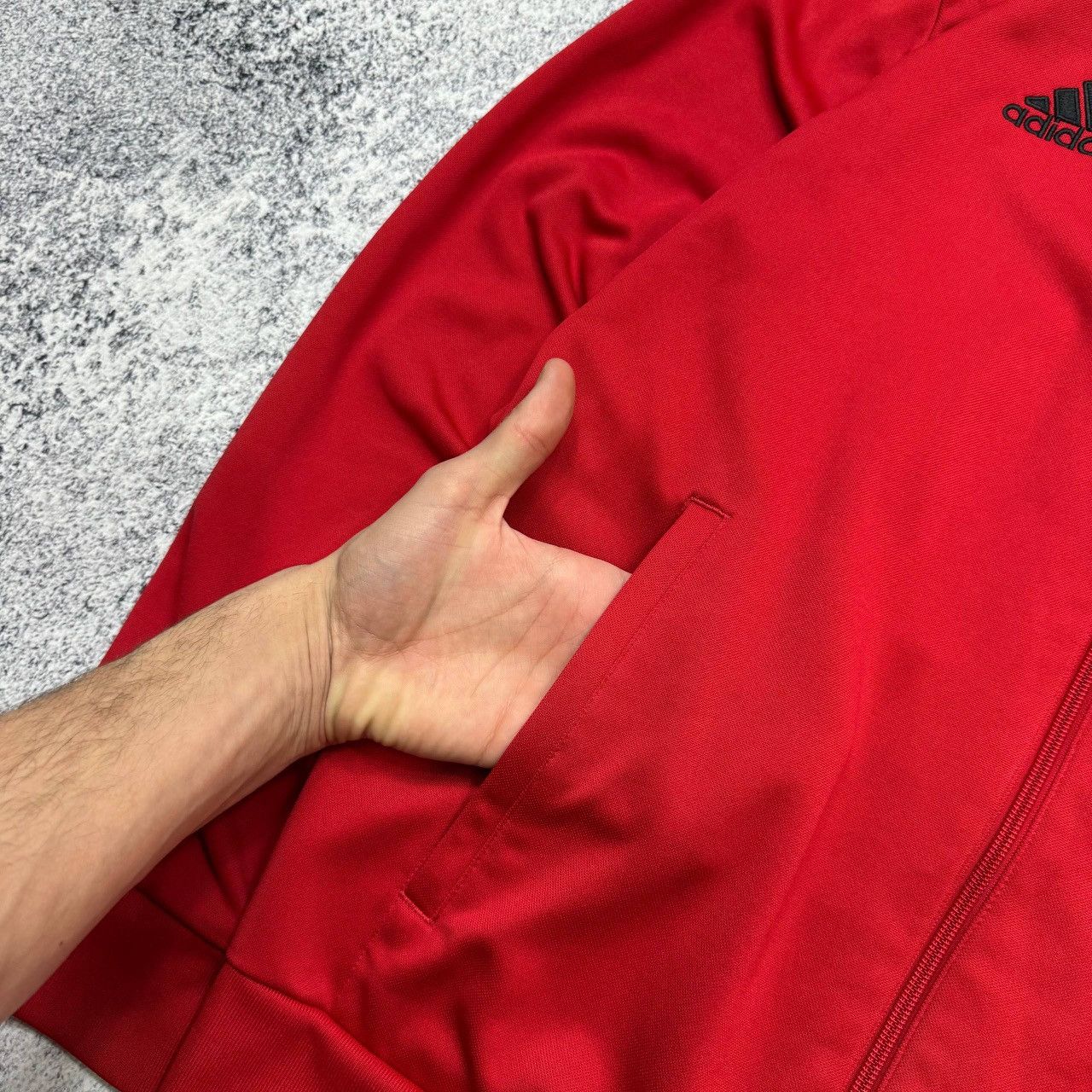 Adidas Adidas Manchester United 2018/2019 Football Track Top Zip Size US M / EU 48-50 / 2 - 7 Thumbnail