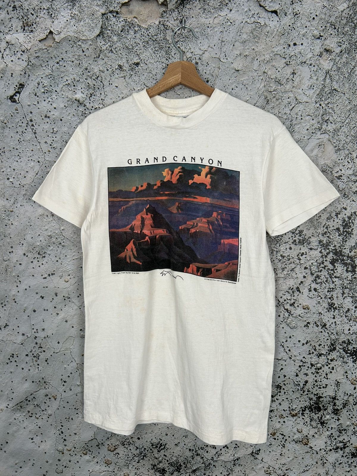 Vintage Vintage Grand Canyon Graphic Tee 90s Single Stitch USA Size US M / EU 48-50 / 2 - 1 Thumbnail
