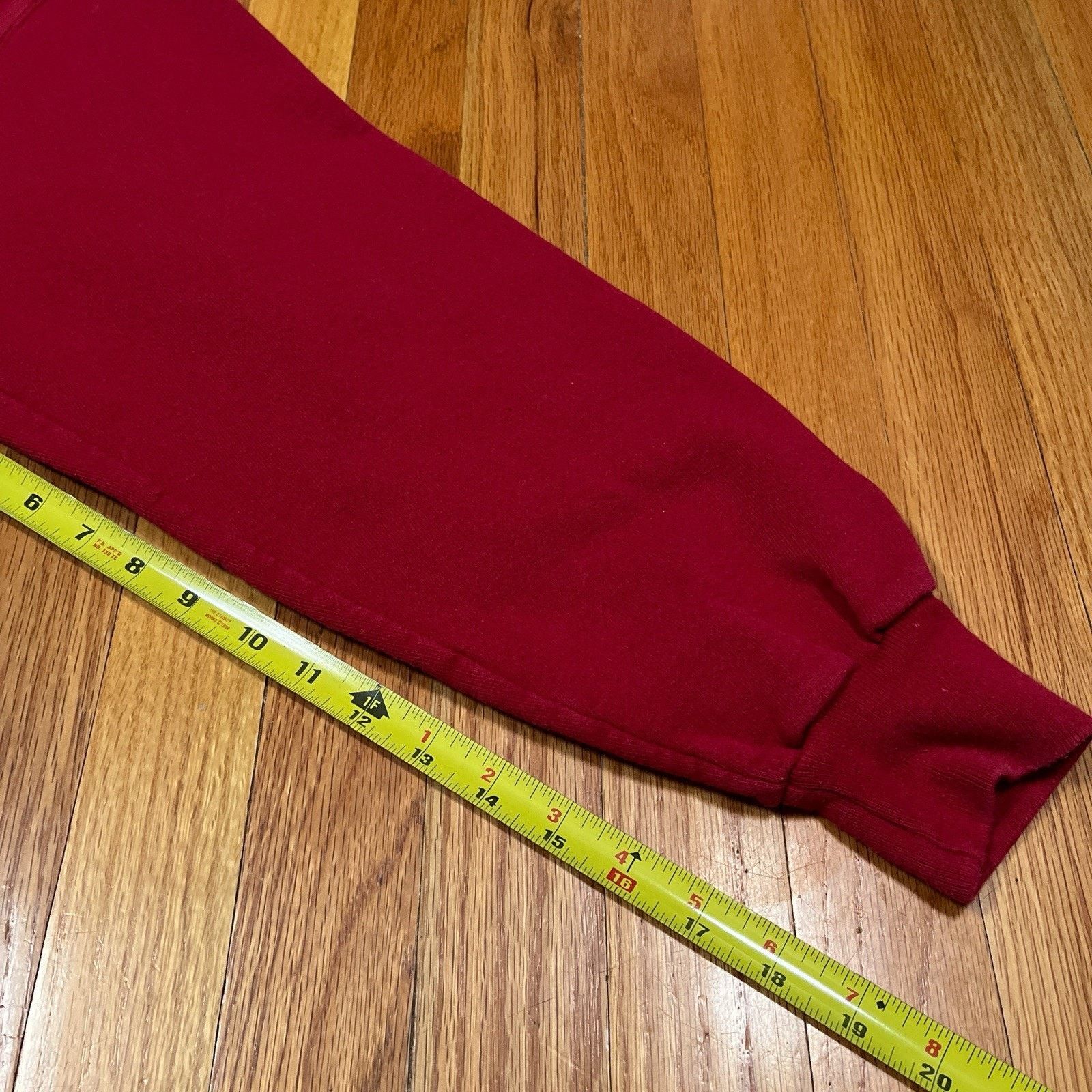 Champion VTG Champion Reverse Weave Crewneck Red Blank 90s Y2K Flaw Size US L / EU 52-54 / 3 - 8 Thumbnail