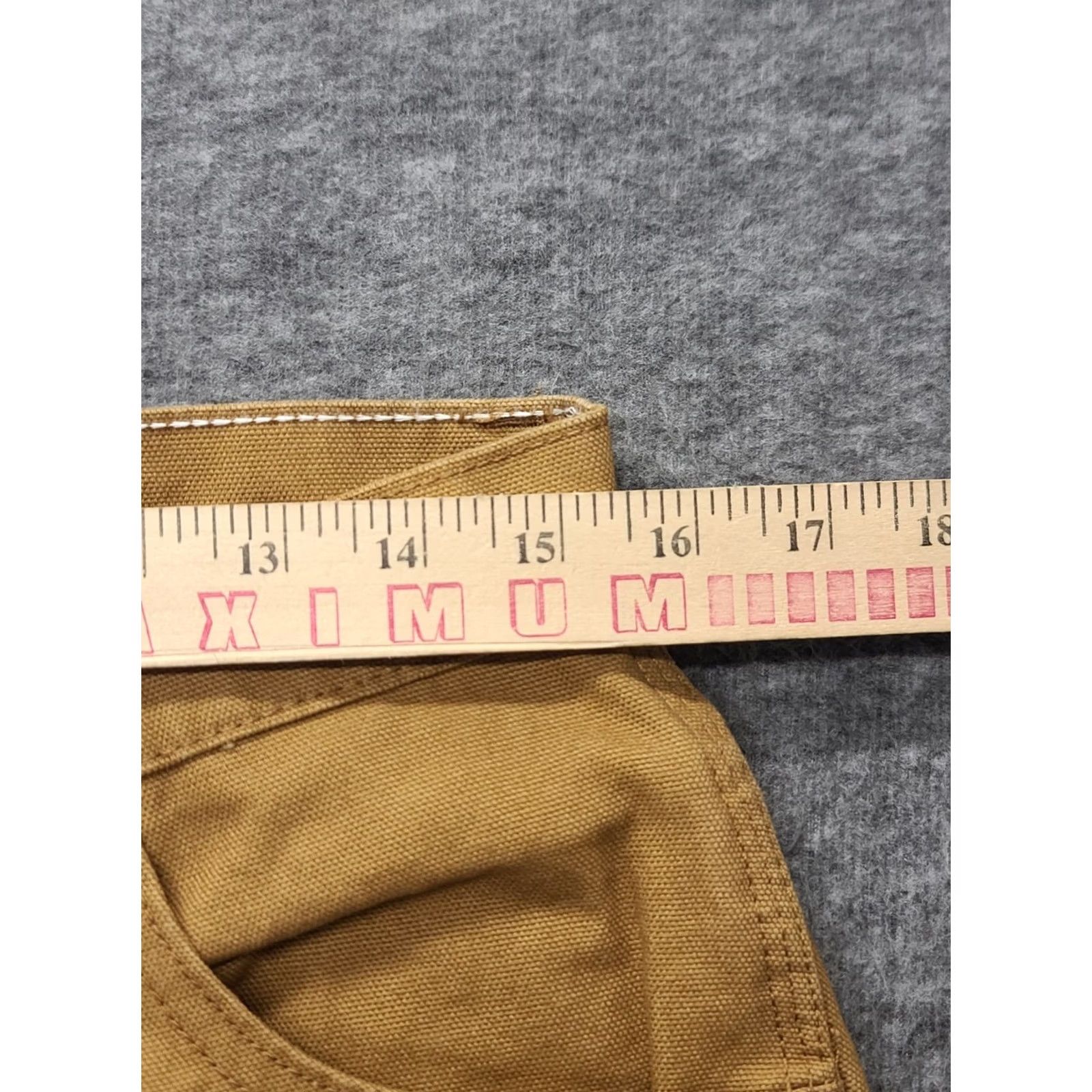 Dickies Dickies Jeans Mens 30x32 Carpenter Relaxed Fit Straight Leg Workwear Denim Brown 5-Pocket Regular Size Mens Size US 30 / EU 46 - 4 Thumbnail