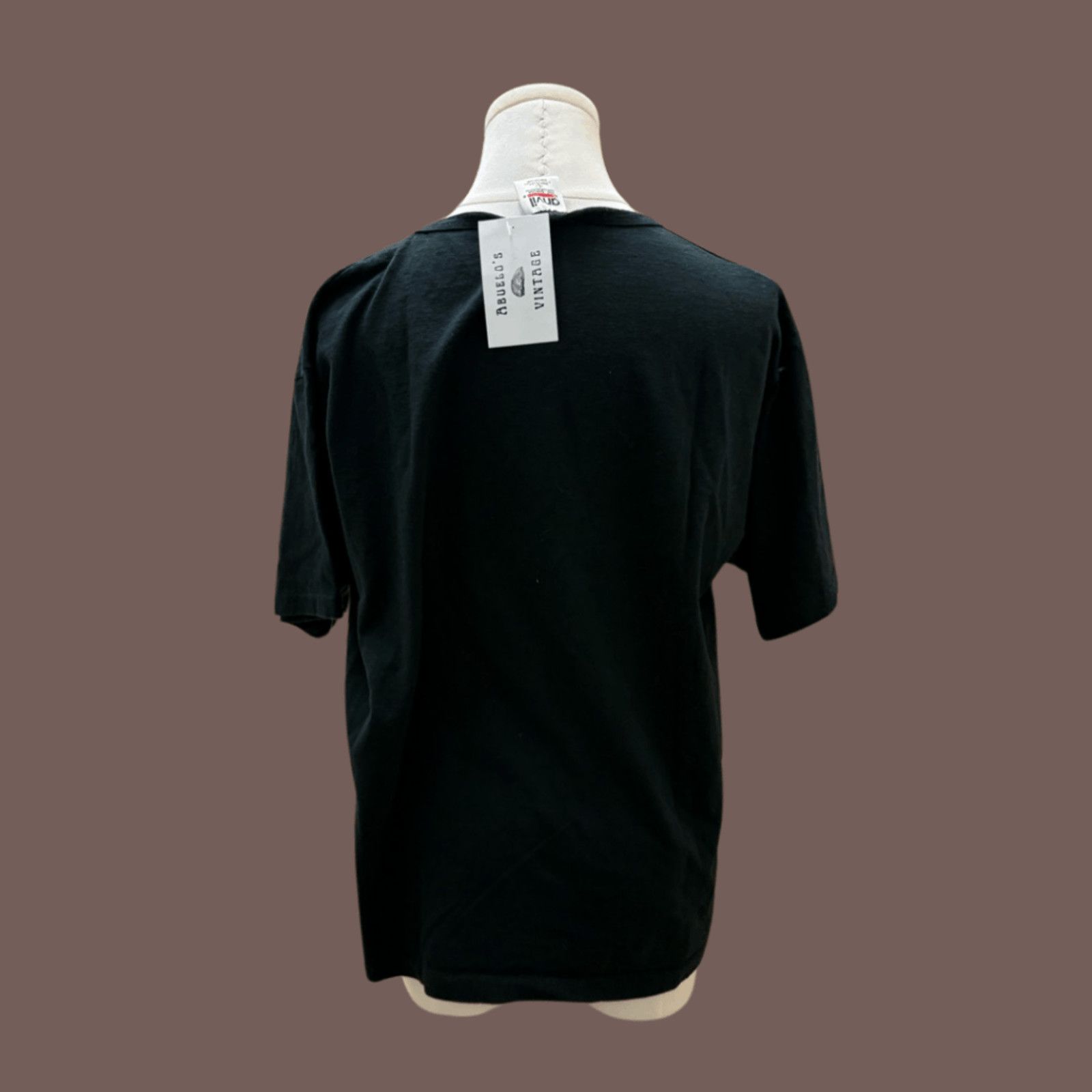 Anvil VTG Wine Tee | Anvil Single Stitch Black | 90s Graphic Size L / US 10 / IT 46 - 3 Thumbnail