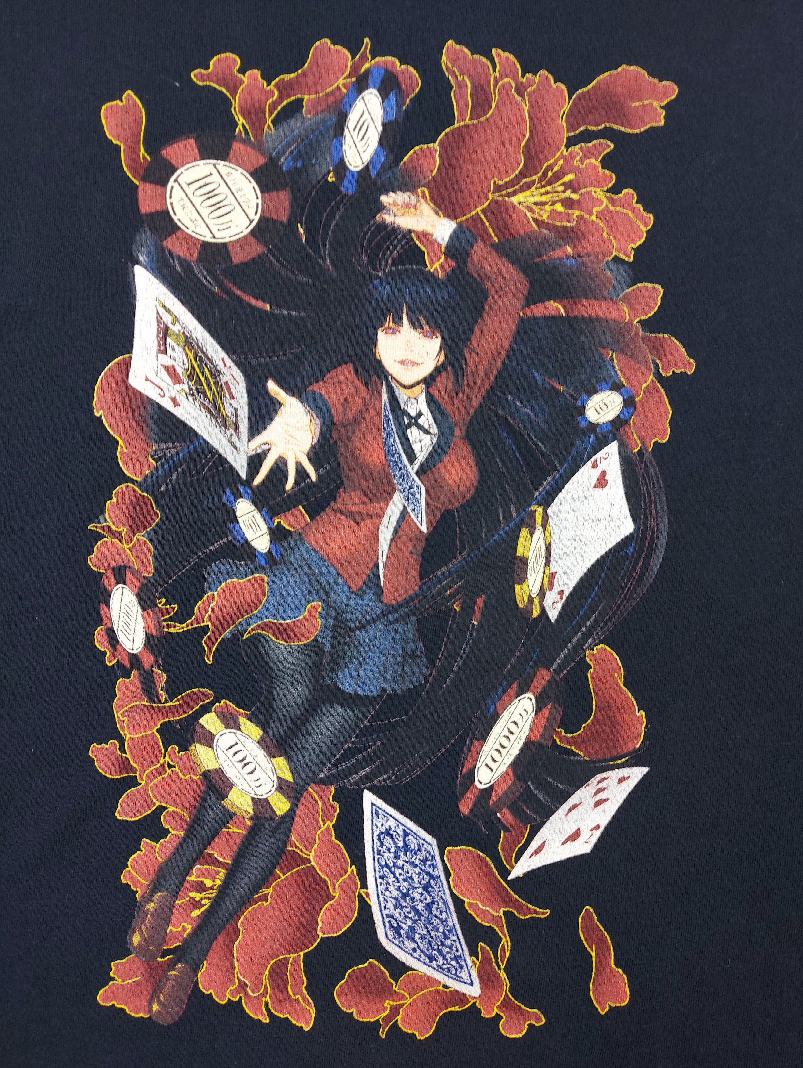 Anime × Japanese Brand Kakegurui Jabami Yumeko Anime Manga Square Enix TEE Size US L / EU 52-54 / 3 - 2 Thumbnail