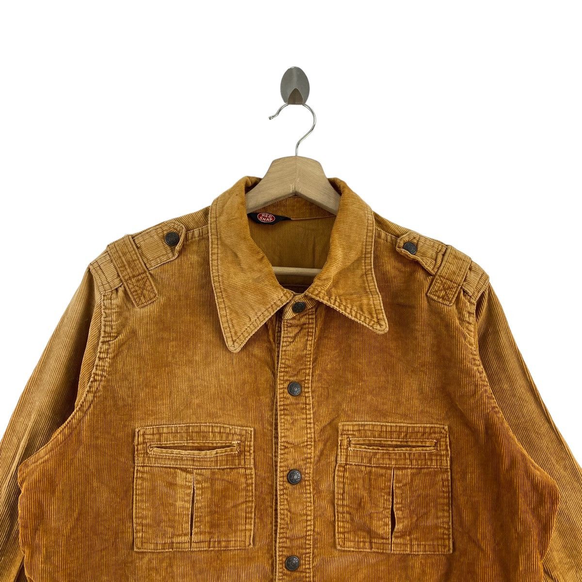 Other RED SNAP Multi Pockets Corduroy Brown Jeans Denim Size US M / EU 48-50 / 2 - 2 Thumbnail