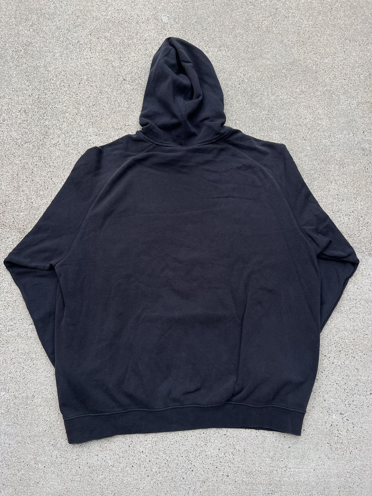 Nike 2006 Nike Black/Blue Solo Swoosh Pull Over Hoodie Size US XL / EU 56 / 4 - 2 Thumbnail