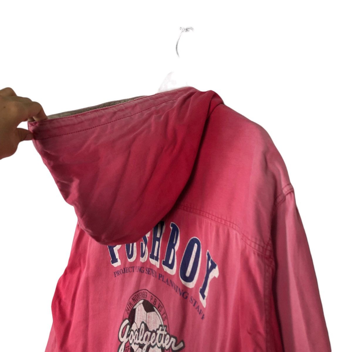 Japanese Brand 🔥Rare Sun Faded Design Poshboy Jacket Big Logo Size US M / EU 48-50 / 2 - 9 Thumbnail