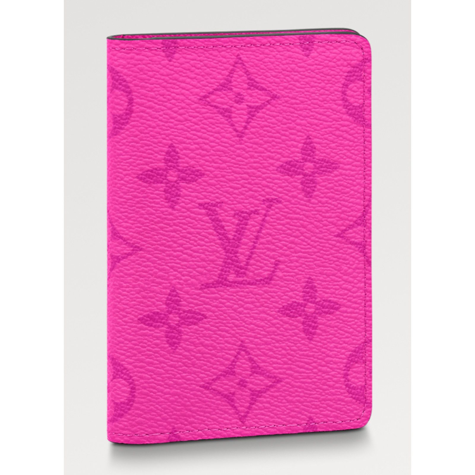Louis Vuitton Louis Vuitton Pink Monogram Logo Pocket Organizer Wallet Size ONE SIZE - 2 Thumbnail