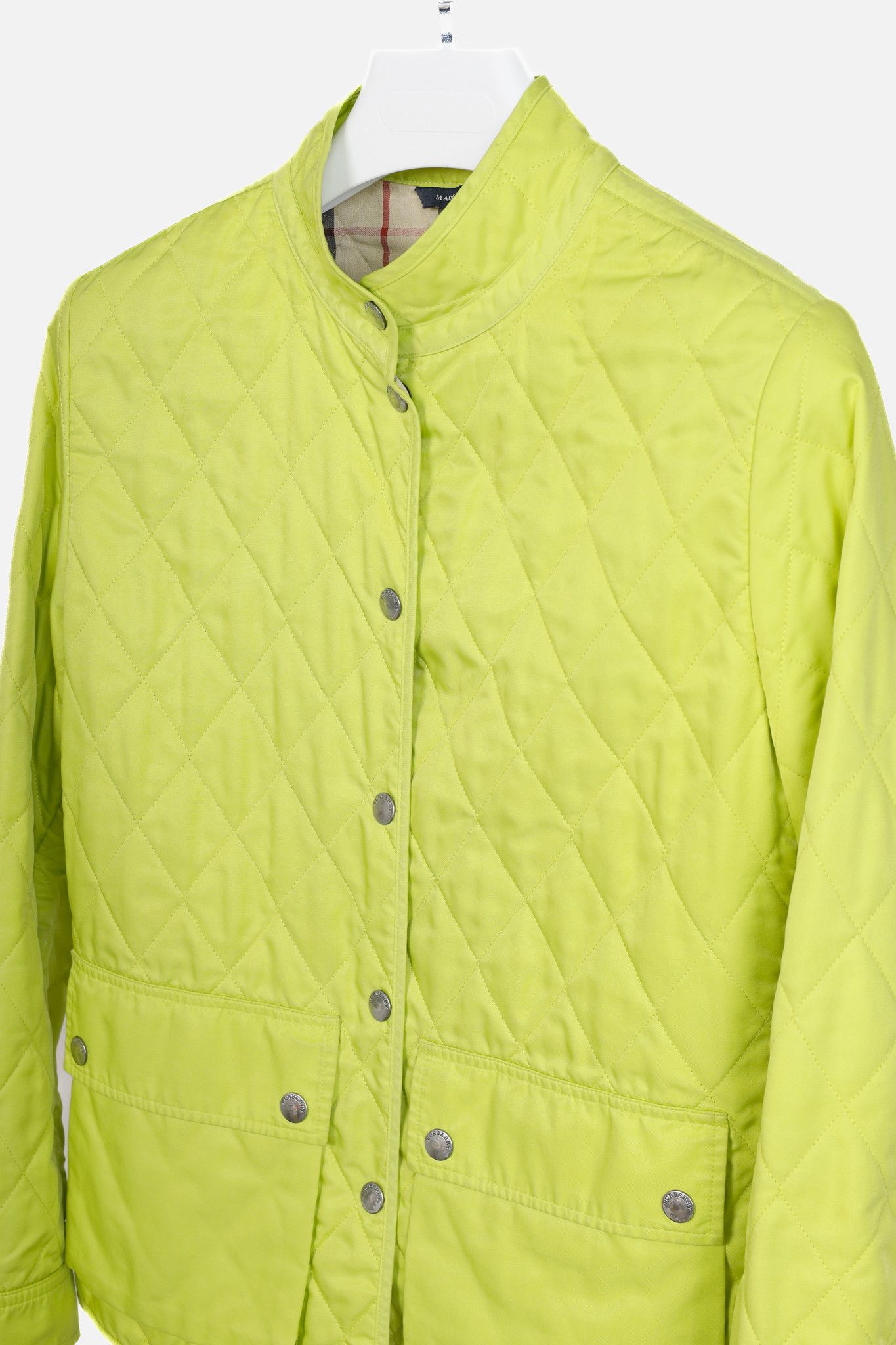 Burberry Burberry Neon Yellow Quilted Short Jacket Size M / US 6-8 / IT 42-44 - 3 Thumbnail