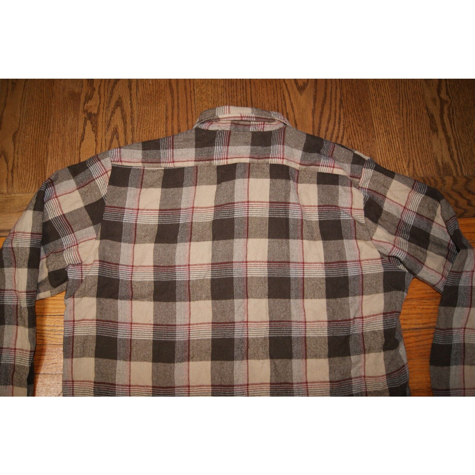 Sears VTG Sears Mens Flannel Shirt XL 17-17.5 Plaid Rockabilly Size US XL / EU 56 / 4 - 6 Thumbnail