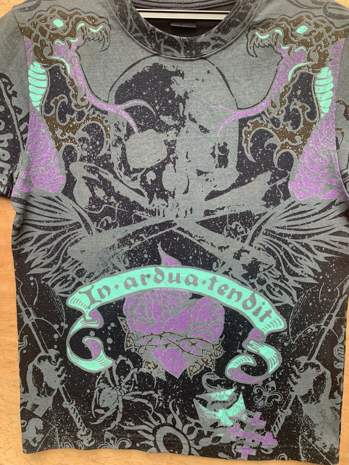 Art Comes First In.Ardua.tendit Full Print T Shirt Size US M / EU 48-50 / 2 - 10 Thumbnail