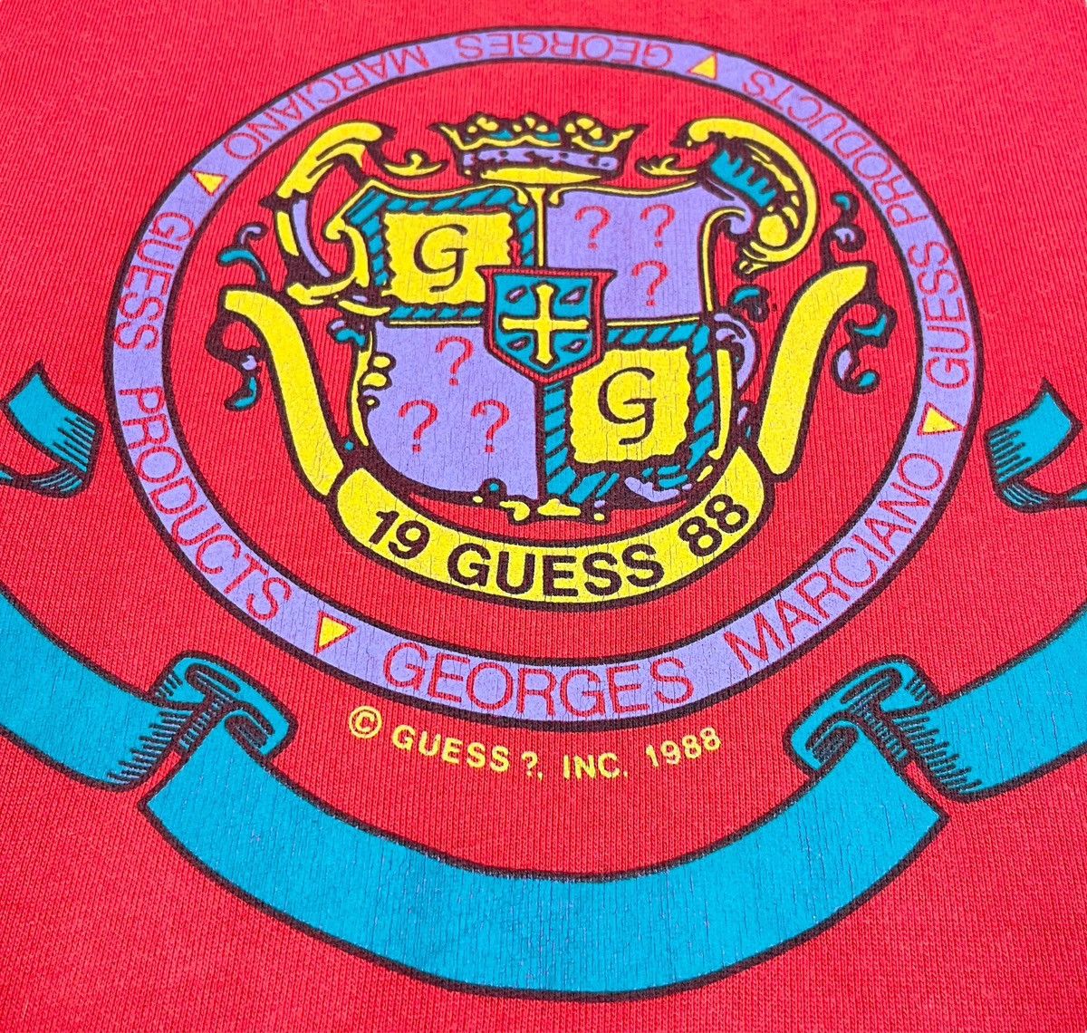 Guess × Vintage Vintage 1988 Guess Georges Marciano Big Logo Sweatshirt Size M / US 6-8 / IT 42-44 - 7 Thumbnail