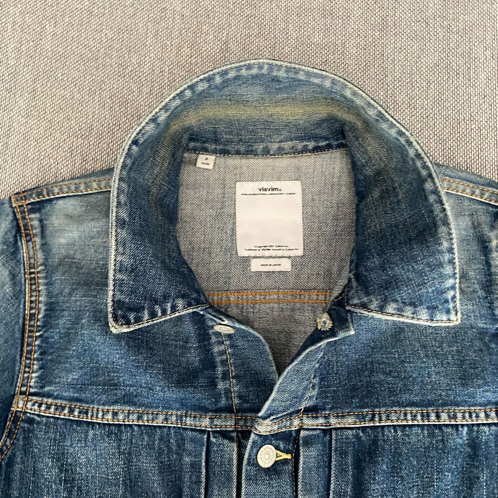Visvim Visvim 101 Type 2 Damaged Denim Jacket 17aw Size US L / EU 52-54 / 3 - 3 Thumbnail