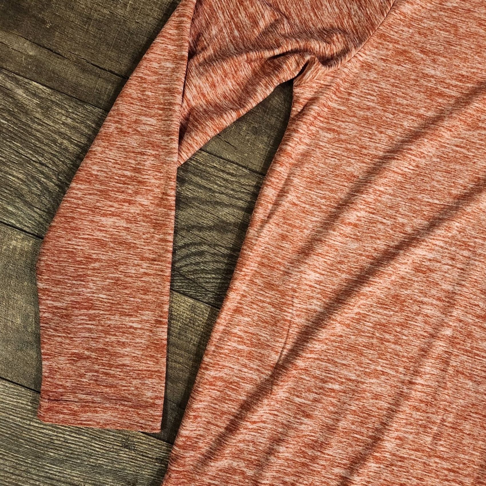 Vintage Tall Woods Henley Shirt Long Sleeve Mens Small Heatherd Red Performance Shirt Size US S / EU 44-46 / 1 - 3 Thumbnail