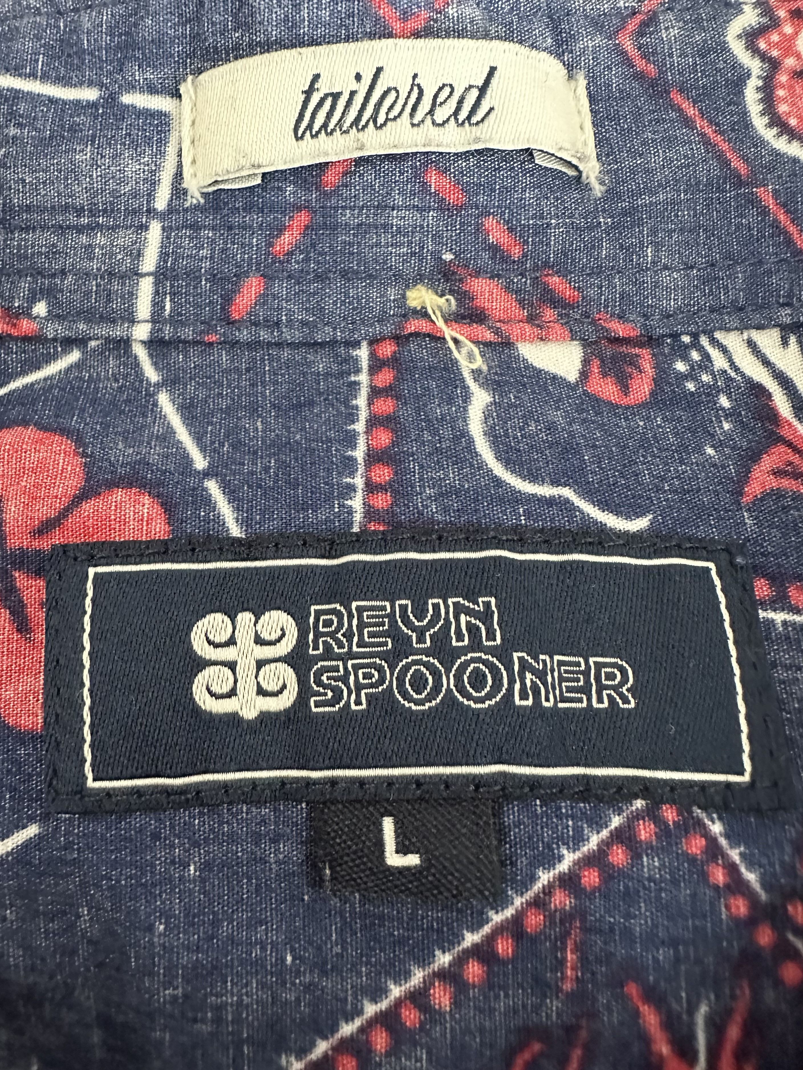 Reyn Spooner Tailored Button Down Aloha Shirt Size US L / EU 52-54 / 3 - 2 Thumbnail