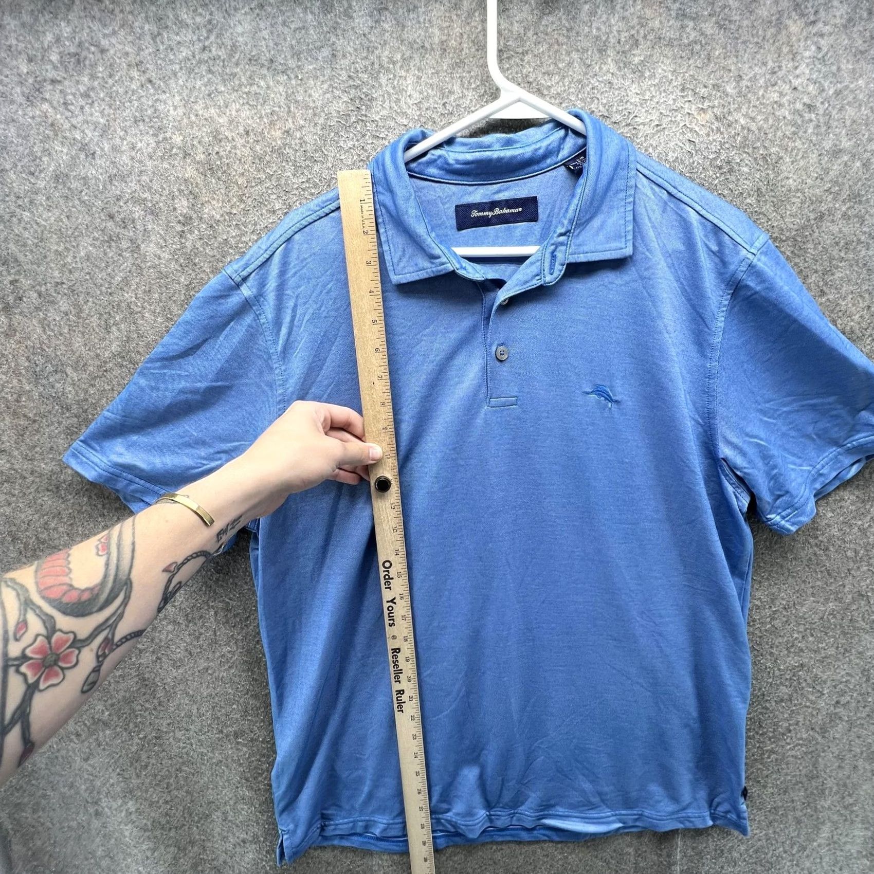 Tommy Bahama Tommy Bahama Polo Shirt Mens L Blue Pima Cotton Marlin Logo Casual Shirt Mens Large Blue Polo Shirt Marlin Logo Casual Size US L / EU 52-54 / 3 - 5 Thumbnail