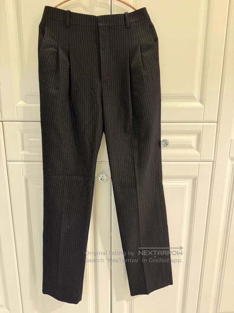 Saint Laurent Paris Saint Laurent Paris High-Waisted Striped Trousers Size US 28 / EU 44 - 1 Thumbnail