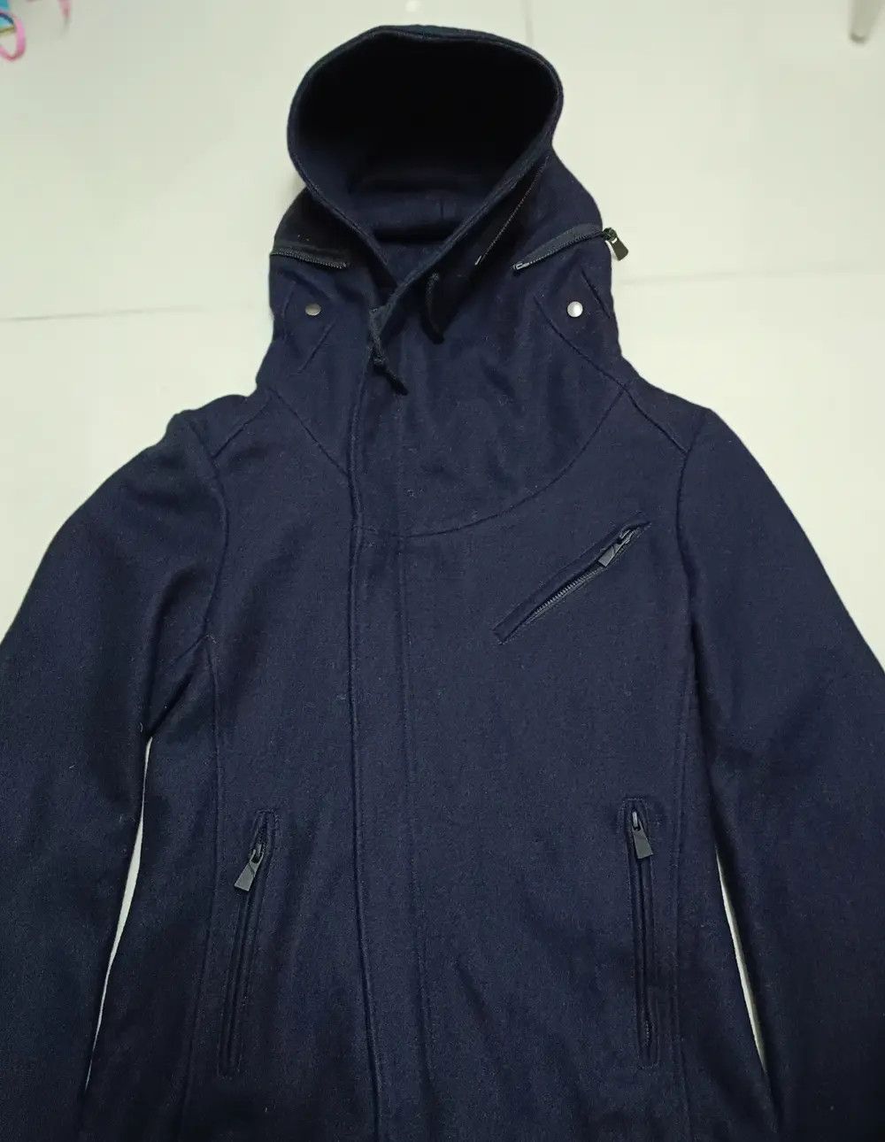 14th Addiction × Katharine Hamnett London × Le Grande Bleu (L.G.B.) Vintage 90s Katharine Hamnett Bono Blouson Jacket Size US M / EU 48-50 / 2 - 4 Thumbnail