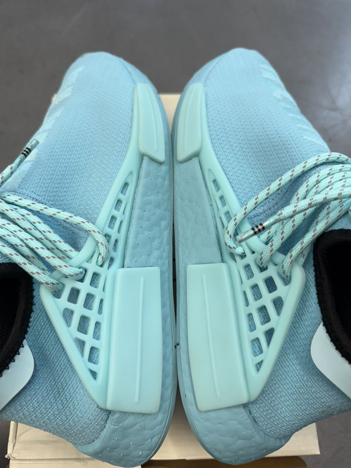 Adidas 2021 Adidas Human Race Hu NMD Pharrell Clear Aqua Size US 8.5 / EU 41-42 - 5 Thumbnail