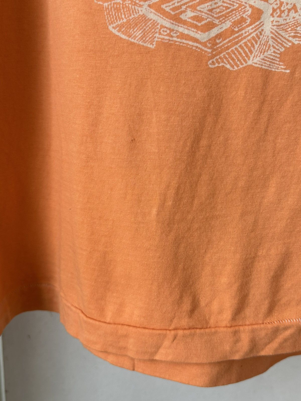 Diesel Vintage Diesel Printed Orange T-shirt Size US L / EU 52-54 / 3 - 5 Thumbnail