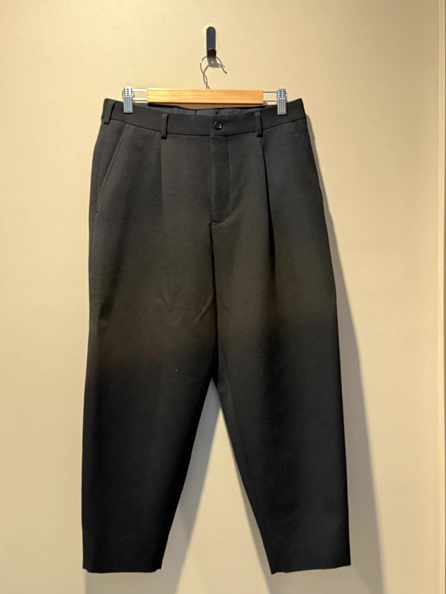 Comme des Garcons COMME des GARÇONS BLACK wool trousers Ｑ20 Size US 32 / EU 48 - 1 Thumbnail