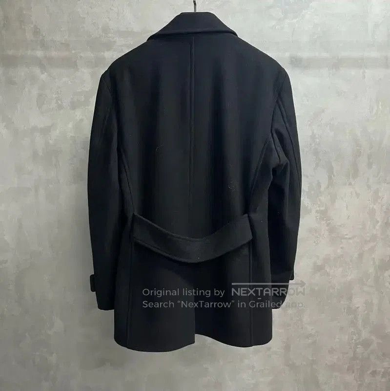 Versace Versace Black Wool Double-Breasted Coat . Size XL / US 12-14 / IT 48-50 - 5 Thumbnail