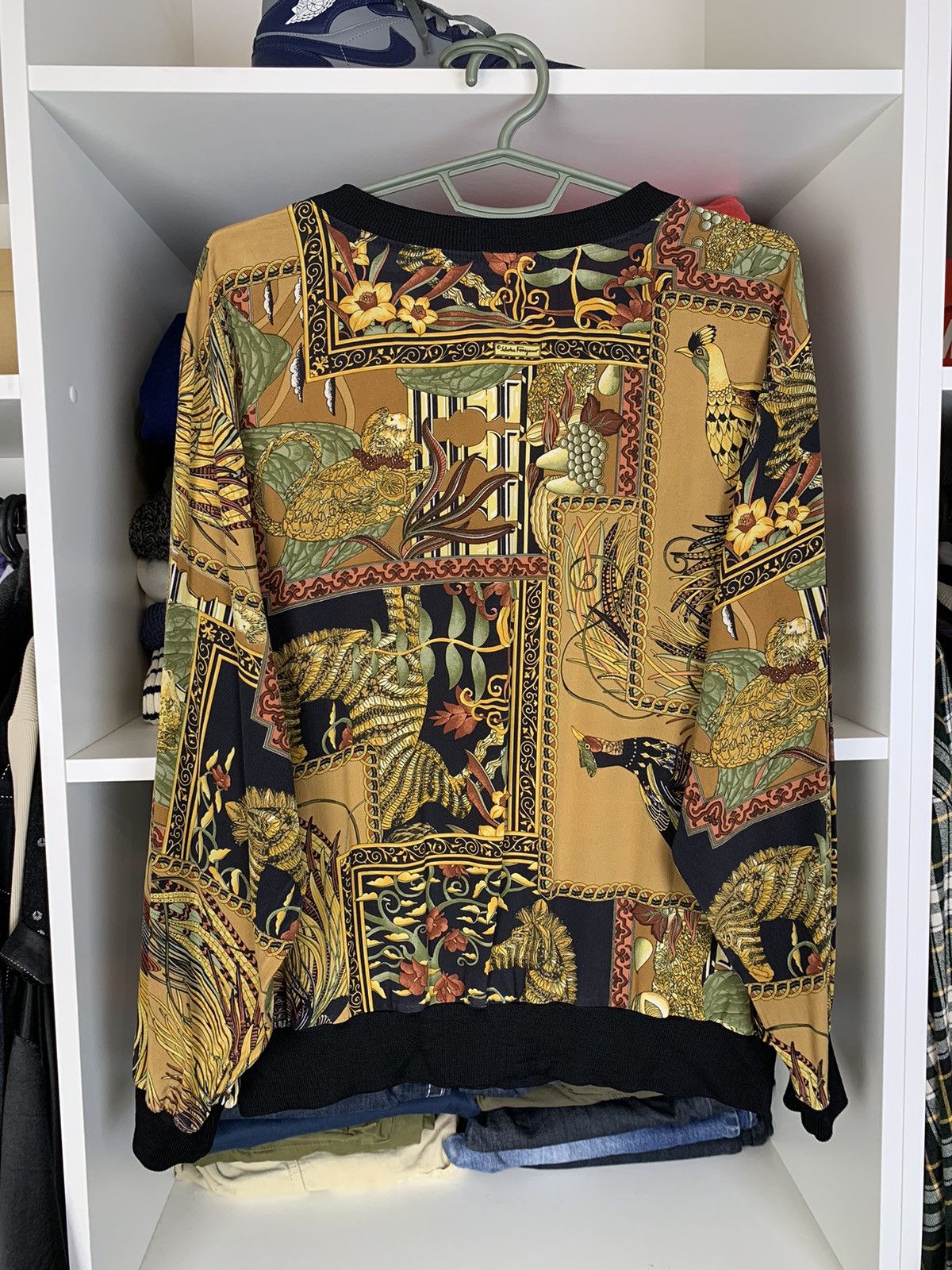 Salvatore Ferragamo × Vintage Vintage Salvatore Ferragamo Silk Blouse Size ONE SIZE - 20 Thumbnail