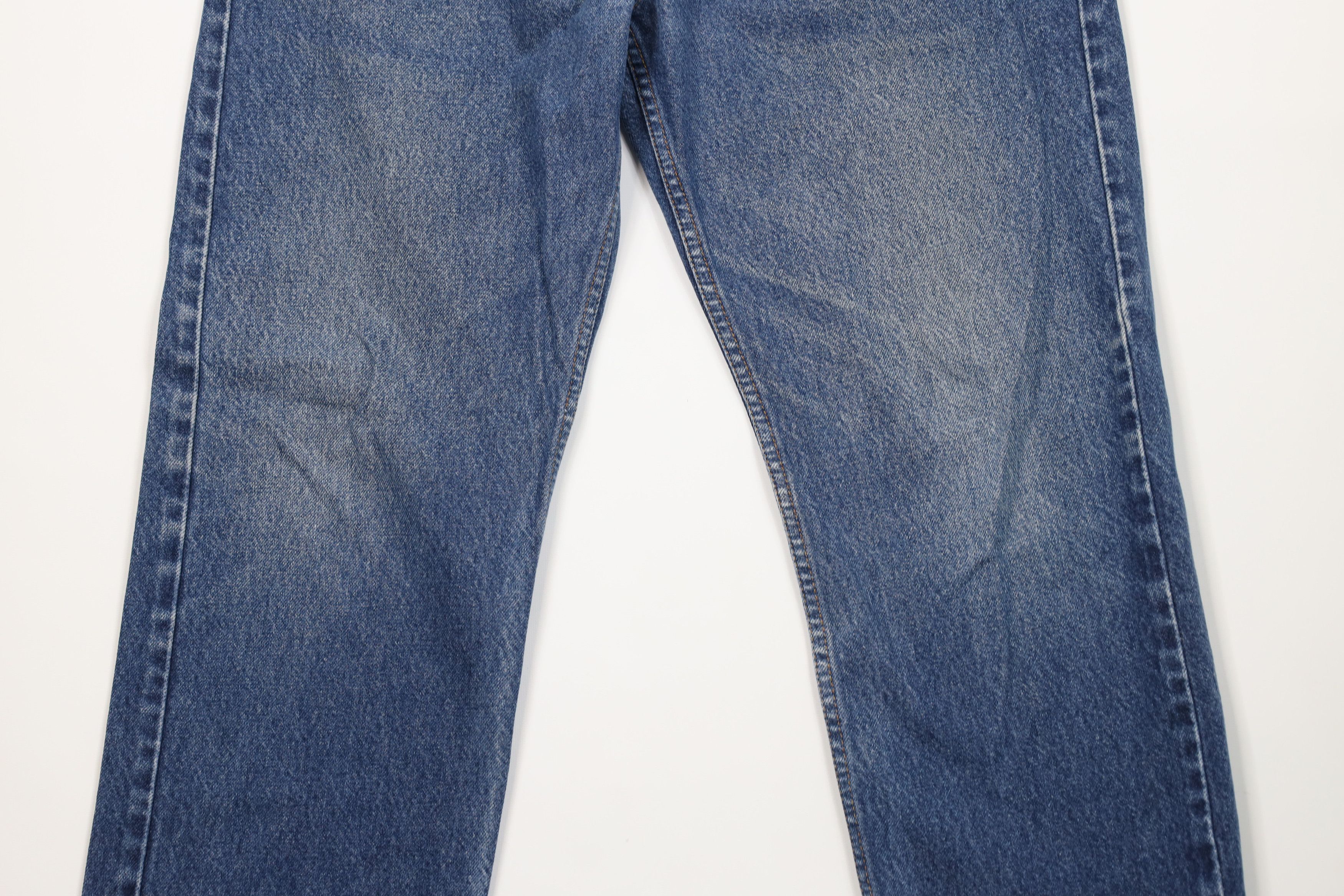 Levi's Vintage 90s Levis 505 Regular Straight Leg Denim Jeans Blue Size US 34 / EU 50 - 3 Thumbnail