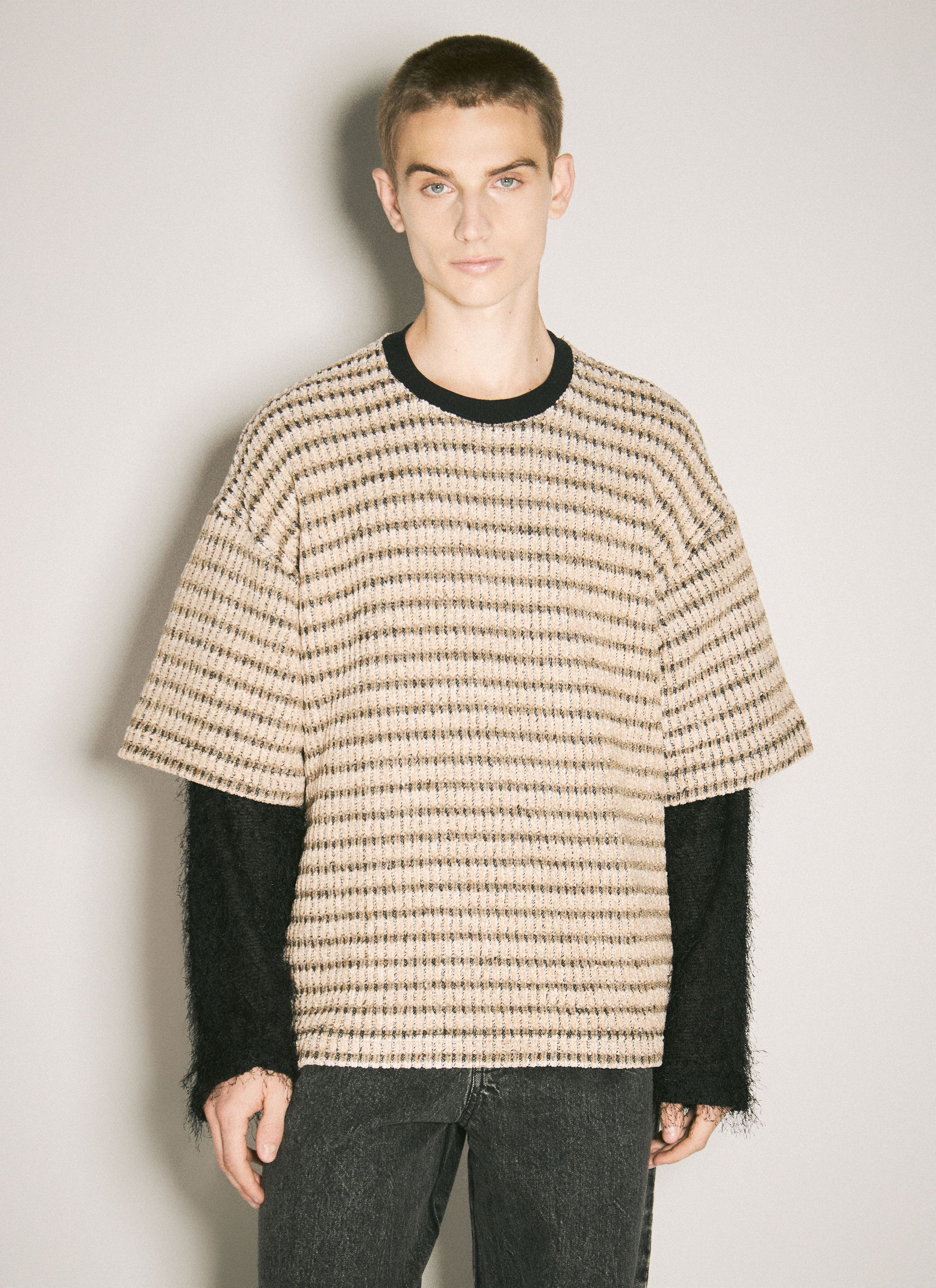 Song For The Mute Double-Layered Sleeves Sweater Size US XL / EU 56 / 4 - 1 Thumbnail