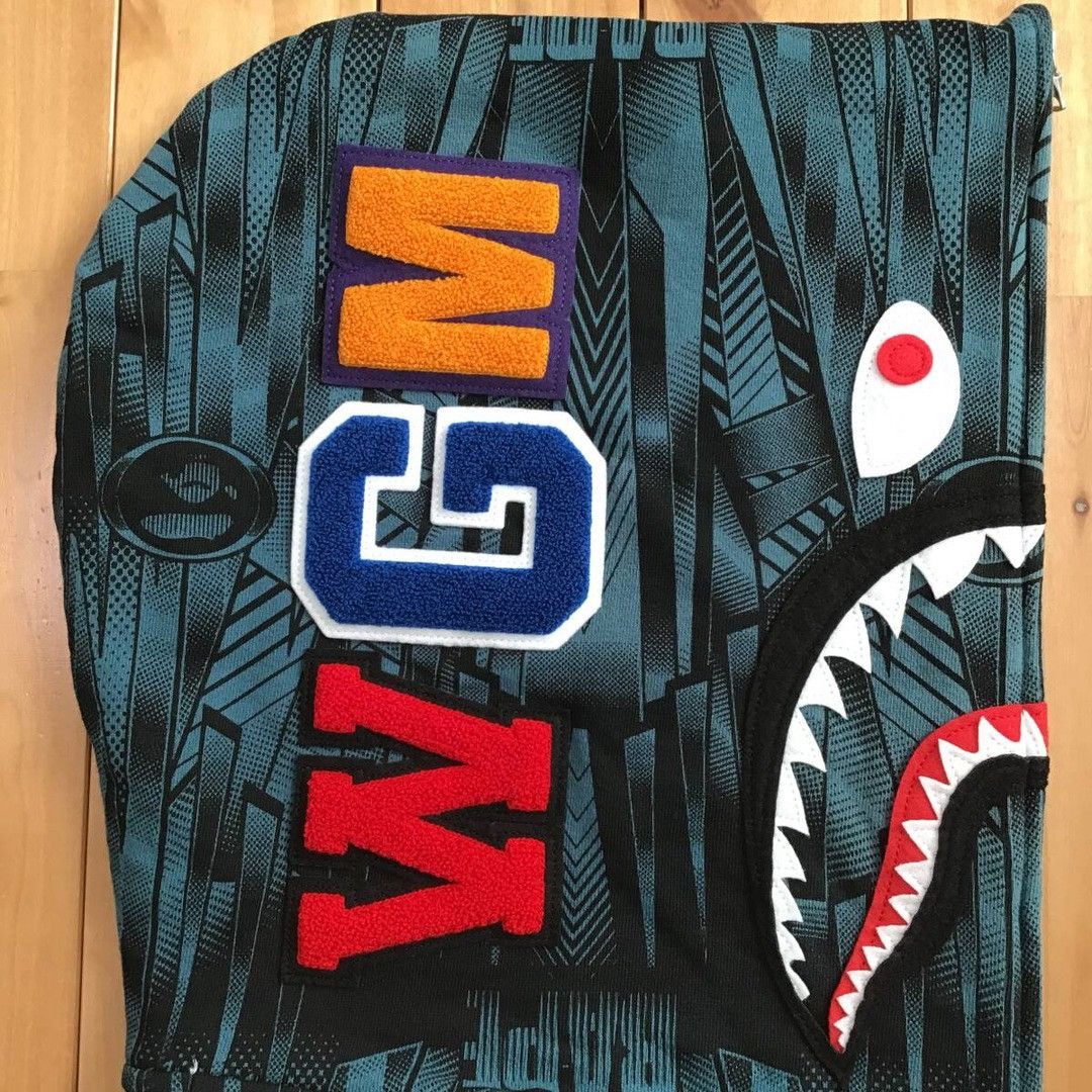 Bape BAPE SPEED RACER SHARK FULL ZIP HOODIE a bathing ape Size US XL / EU 56 / 4 - 4 Thumbnail