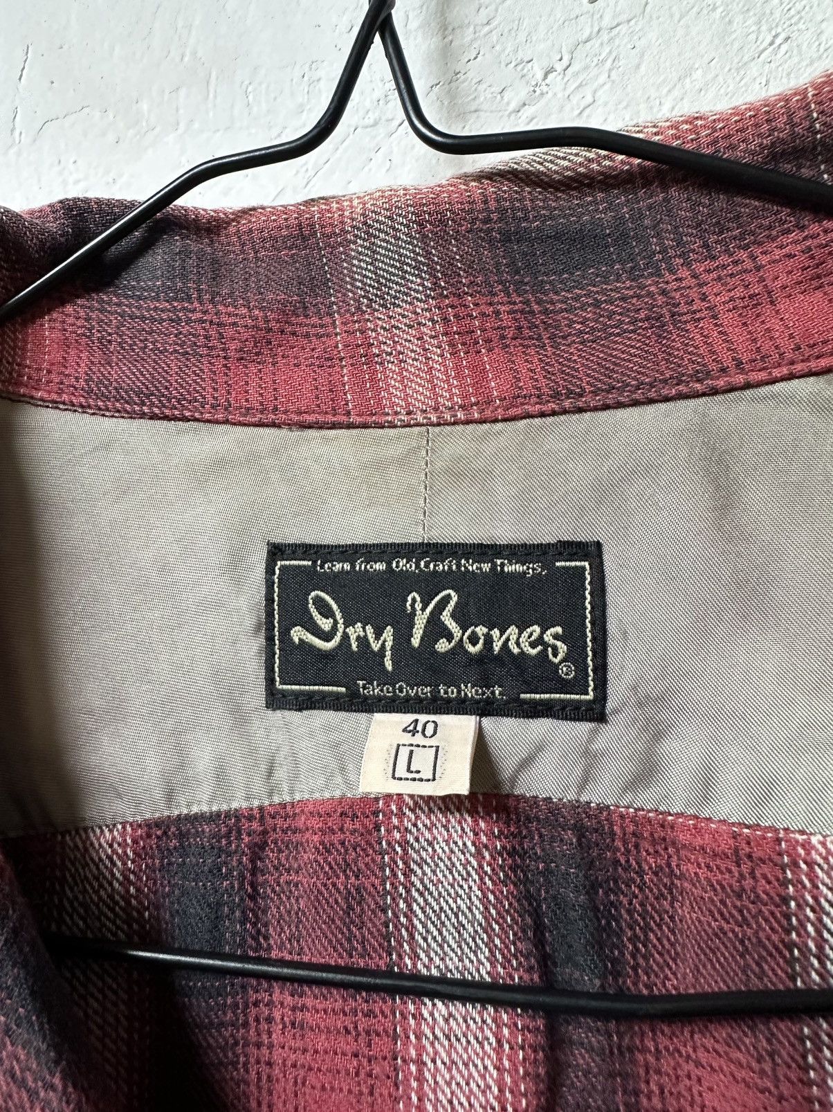 Dry Bones Vintage Dry Bones Plaid Flanel Shirt Size US L / EU 52-54 / 3 - 4 Thumbnail