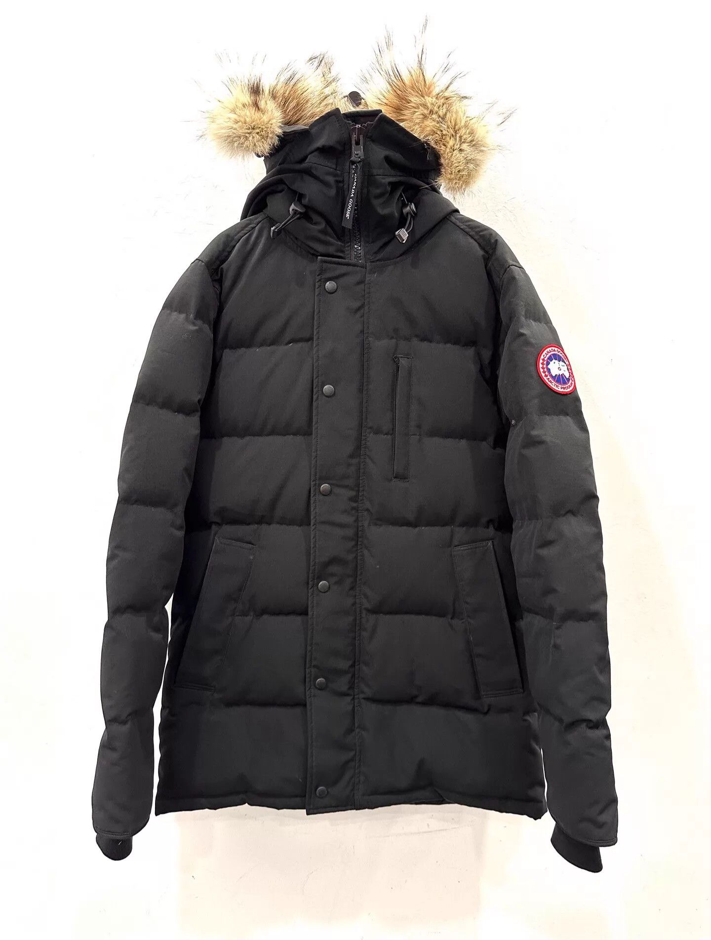 Canada Goose Canada Goose Carson men's black down coat with side red logo Size US S / EU 44-46 / 1 - 1 Thumbnail