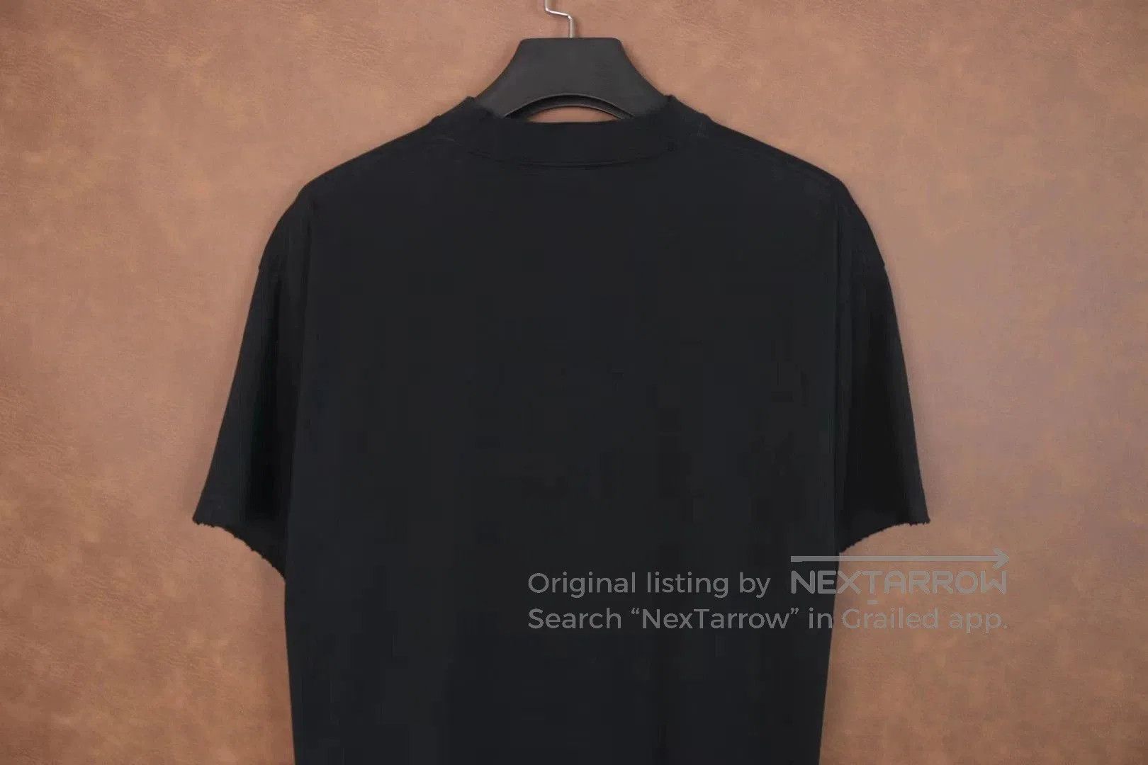 Balenciaga Balenciaga Black Distressed Hem Short-Sleeve T-Shirt. Size US M / EU 48-50 / 2 - 4 Thumbnail