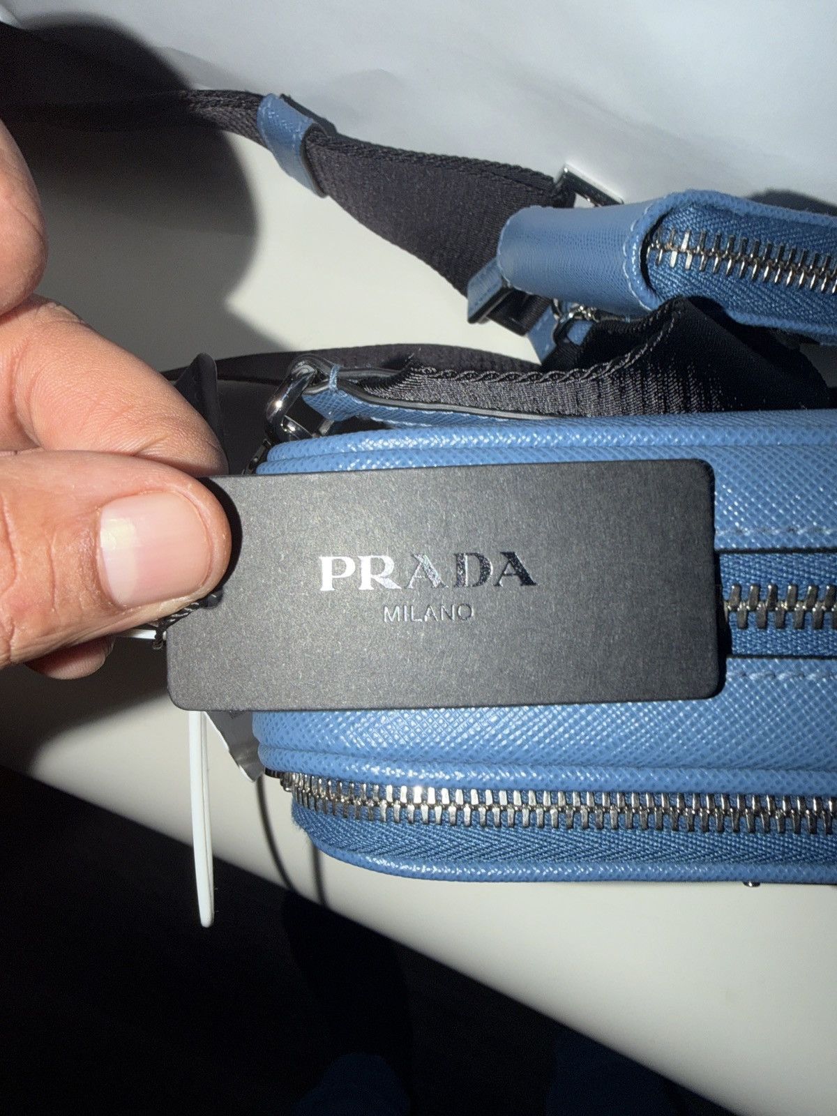 Prada PRADA LIMITED EDITION BLUE SIDEBAG Size ONE SIZE - 7 Thumbnail