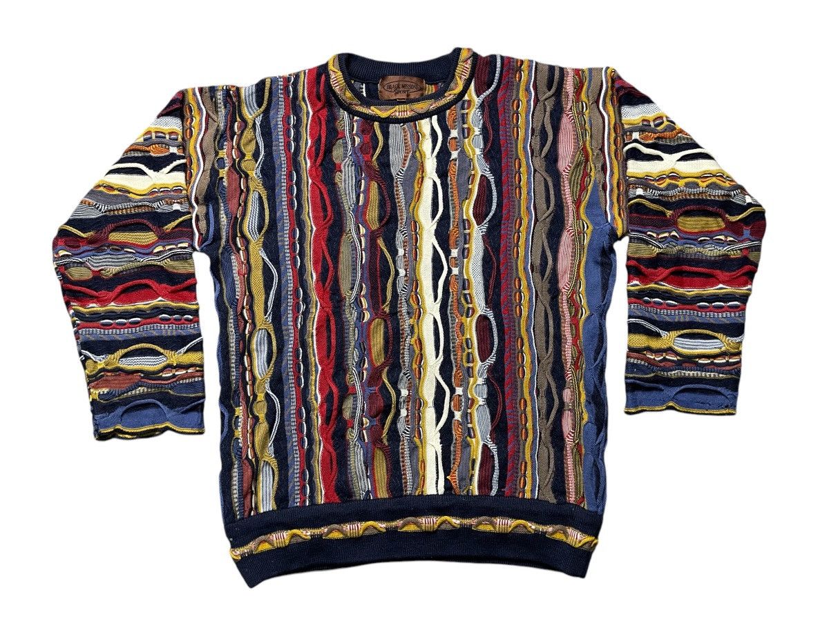 Missoni 80s BLACK MISSONI SPORT COOGI STYLE 3 D KNITWEAR RARE Size US M / EU 48-50 / 2 - 1 Thumbnail