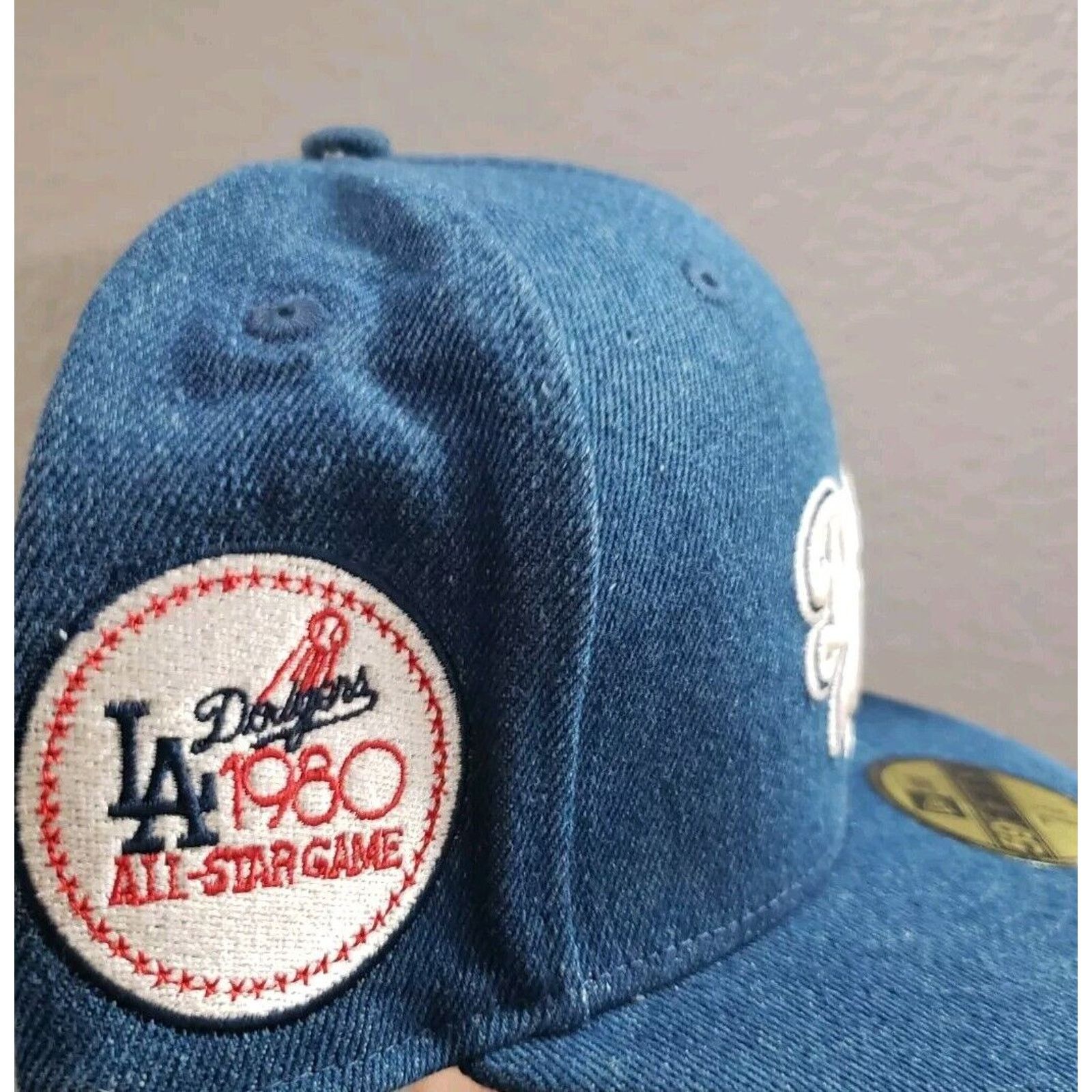 New Era Los Angeles Dodgers Hat 1980 ASG Denim 7 3/8 5950 New Era Size ONE SIZE - 2 Thumbnail