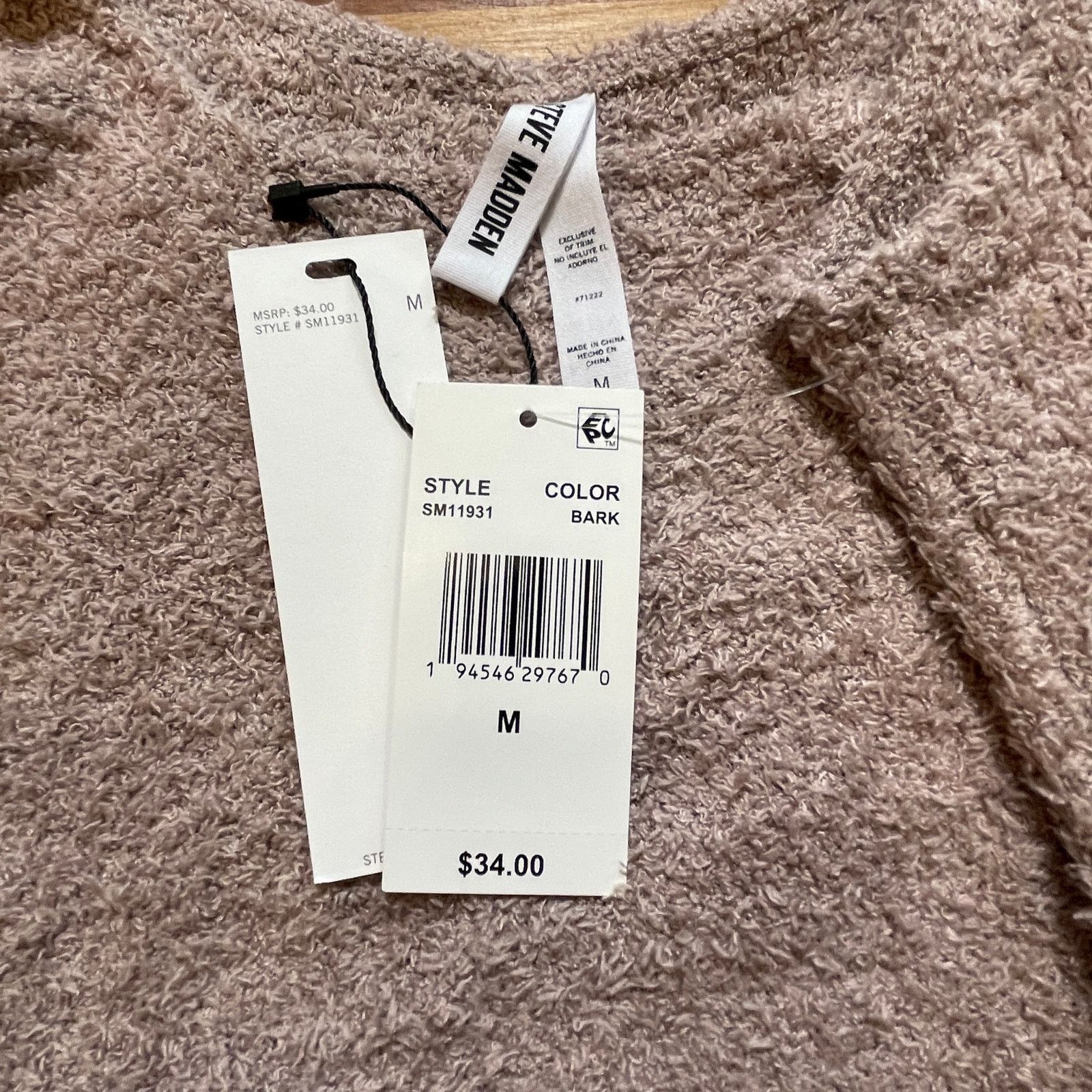 Steve Madden Steve Madden Women's Chenille Sleep Tank Top bark Medium Size M / US 6-8 / IT 42-44 - 5 Thumbnail