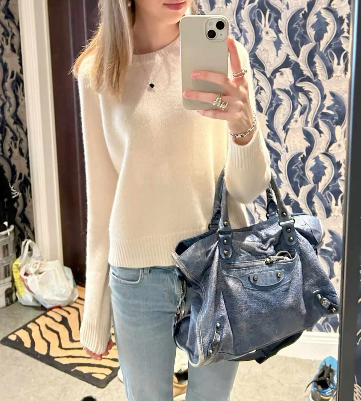 Balenciaga Vintage Balenciaga City Bag Distressed Leather Handbag Size ONE SIZE - 6 Thumbnail