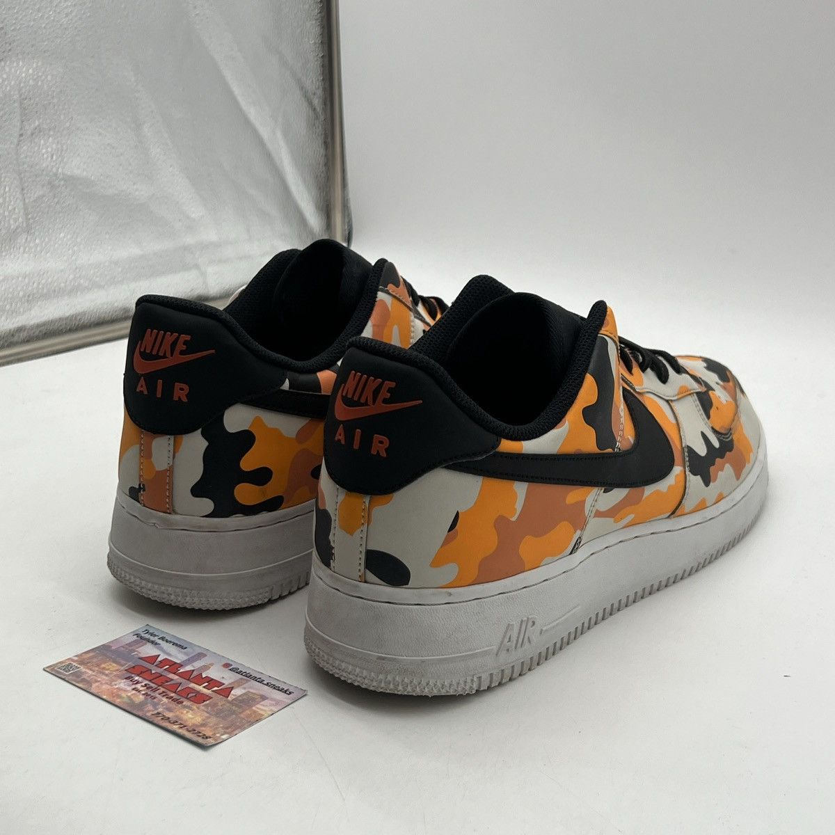 Nike Air Force 1 07 orange camo Size US 14 / EU 47 - 5 Thumbnail