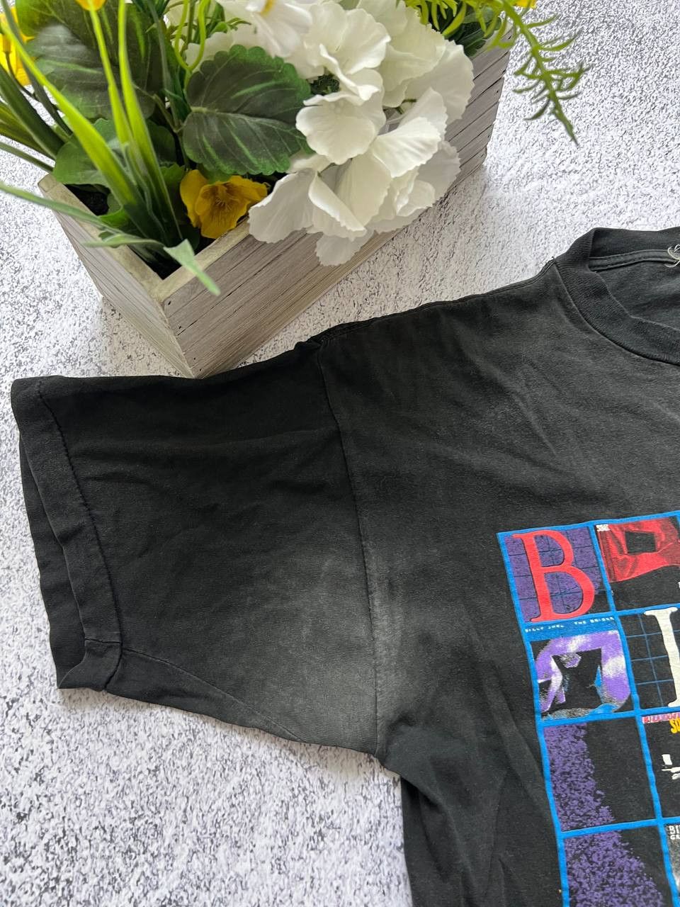 Band Tees × Vintage Vintage 1989/1990 Billy Joel Storm Front Album Cover Tshirt Size US L / EU 52-54 / 3 - 15 Thumbnail