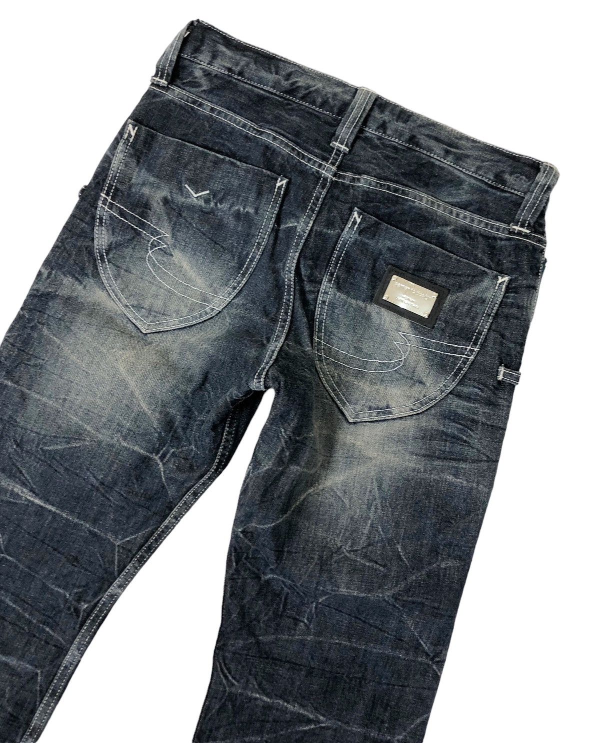Hysteric Glamour Japanese Brand Semantic Design Stone Wash Denim Jeans Size US 30 / EU 46 - 9 Thumbnail
