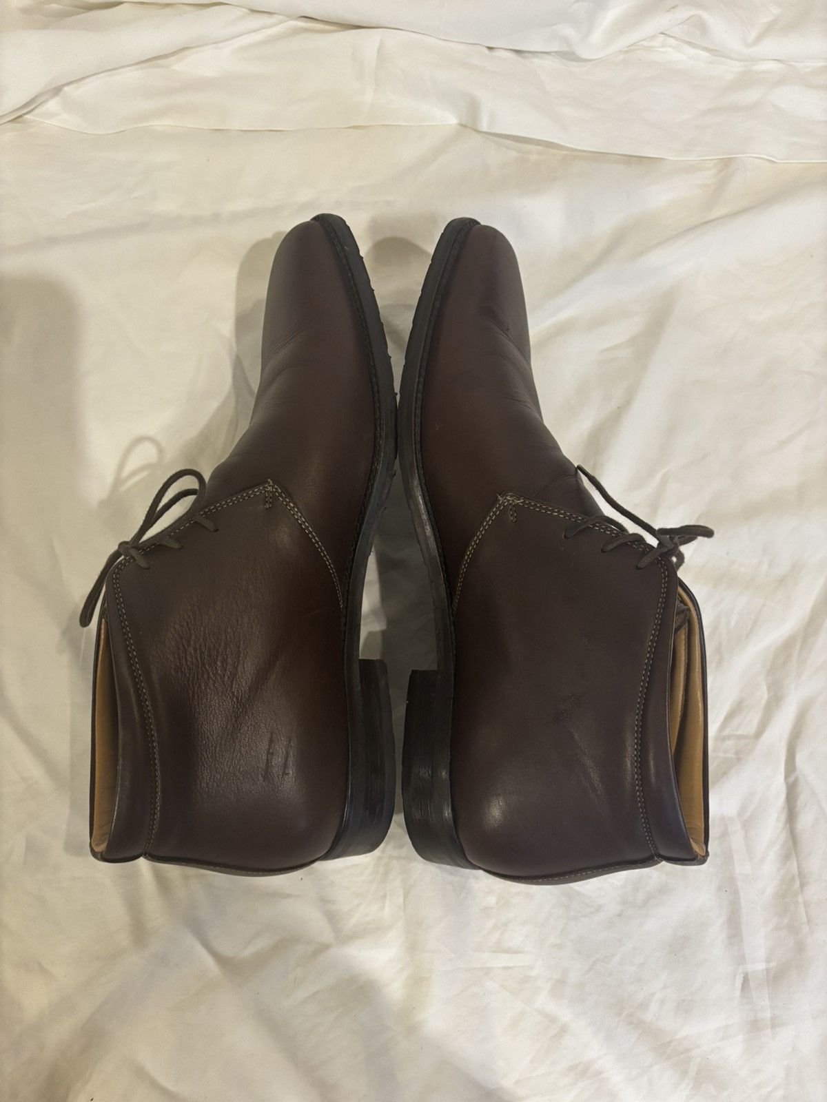 Rockport Brown leather Chukka Boots.mf044 Size US 9.5 / EU 42-43 - 9 Thumbnail