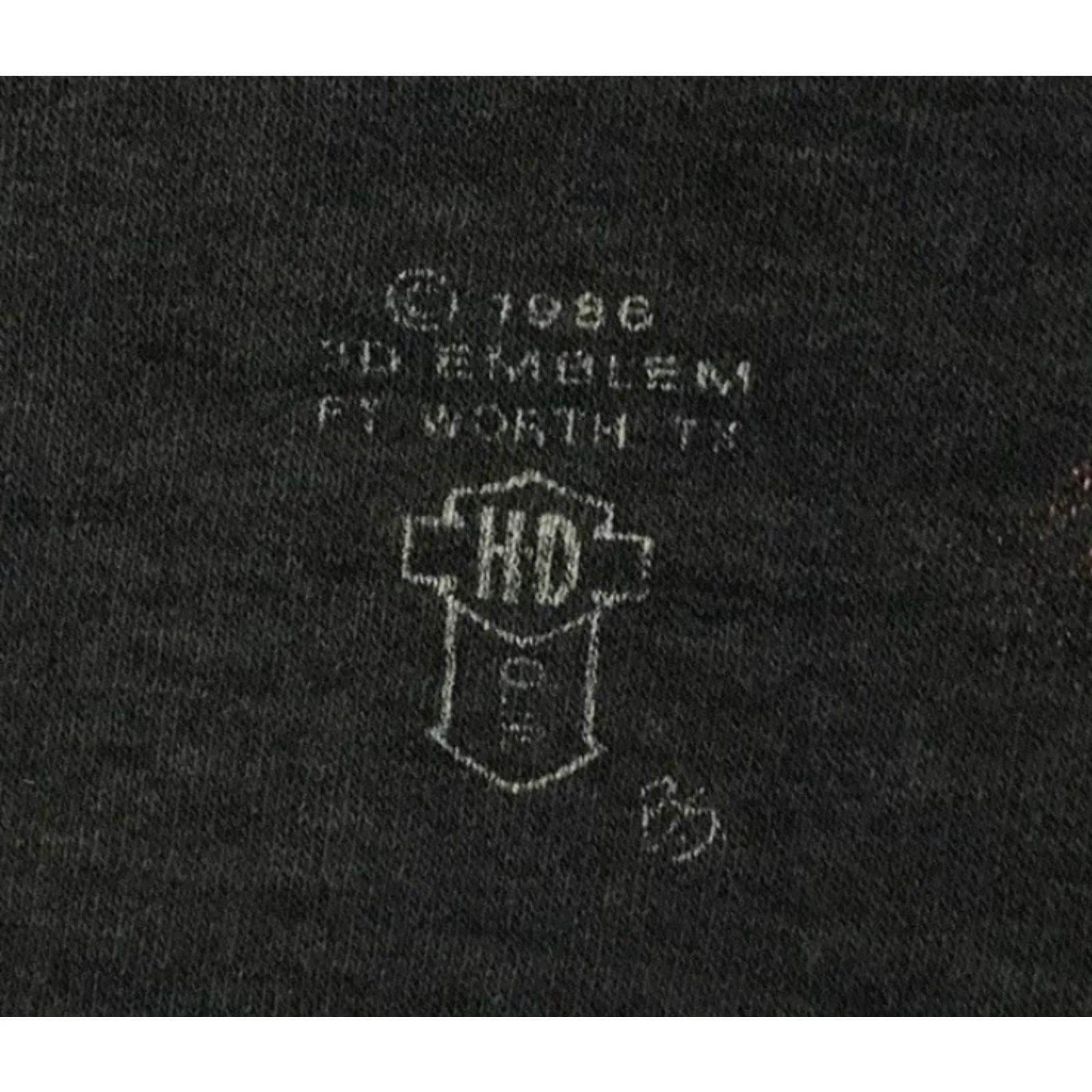 Harley Davidson Vtg Harley Davidson 3D Emblem Shirt S Mens Black Vintage Distressed Grunge Oswego USA Eagle 80s 70s 90s Graphic Tee Size US S / EU 44-46 / 1 - 5 Thumbnail