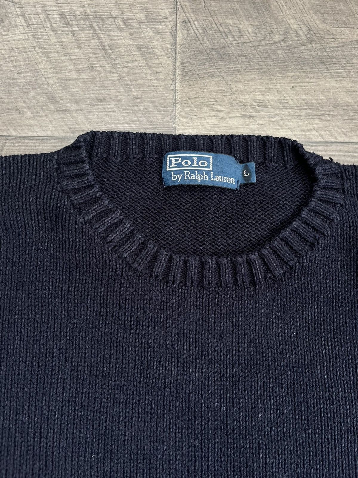 Polo Ralph Lauren Vintage Polo Ralph Lauren Sweater Knitted Y2K Baggy Size US L / EU 52-54 / 3 - 3 Thumbnail